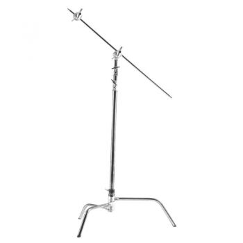 NiceFoto 611084 Y660 Master Chrome C-stand with Turtle Base Light  Boom 
